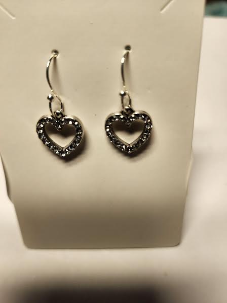 SILVER SPARKLE EARRINGS