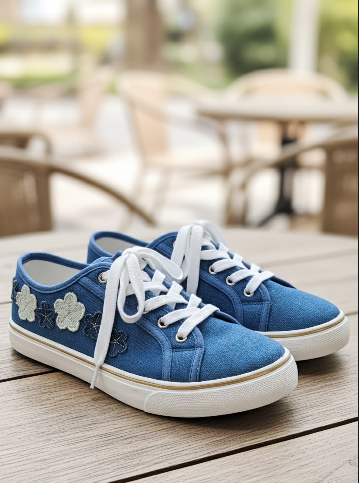 Denim Blue Shoes